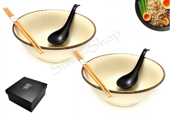 Komplet misek - Ramen Kaigara biała 21/1000ml BOX