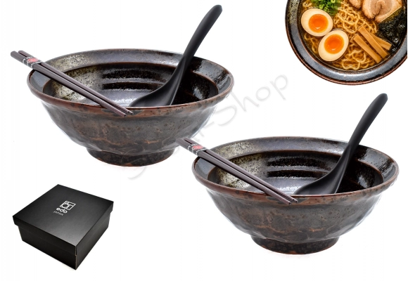 Komplet misek Ramen Yuteki Kesshou 22 cm 1100ml BOX