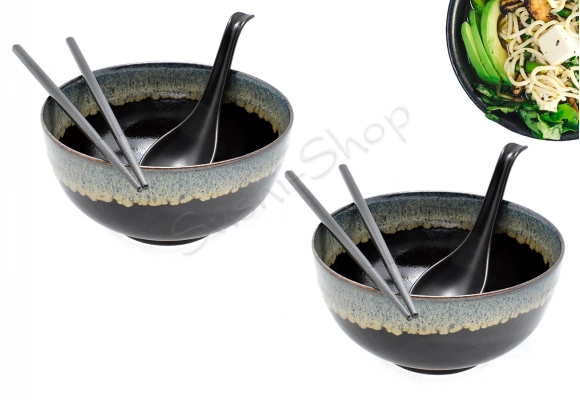 Komplet misek z łyżkami Maguma 16/800 ml BOX