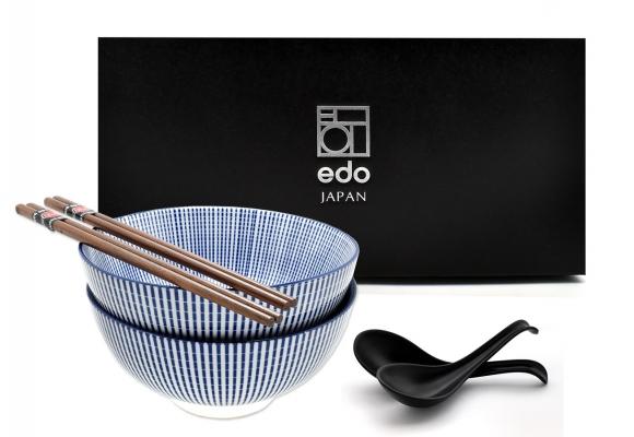 Komplet misek Udon Tokusa Blue 17.5/800 ml BOX