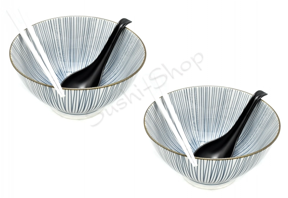Komplet misek - Ramen Oriental Stripe 900 BOX