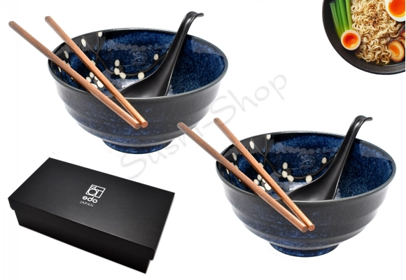 Komplet misek -  Udon Hana Blue 800ml BOX