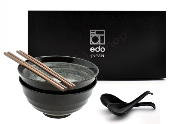 Komplet misek - Udon Black Kuro 800 ml BOX