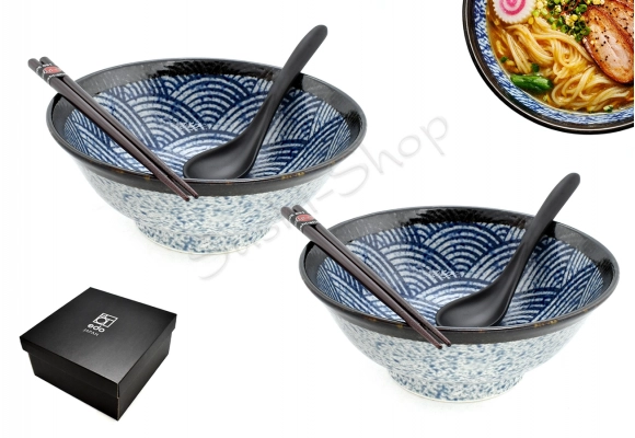 Komplet misek - Ramen Wave 22 cm 1100 ml BOX