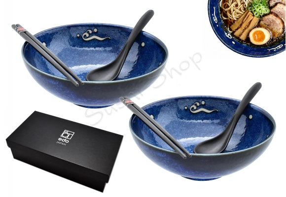 Komplet misek Ramen - Kujira 21x8 cm1200 ml BOX dwie miski