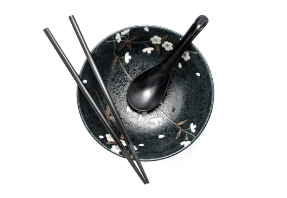 Komplet misek - Udon Kuroi Hana 17/800ml BOX