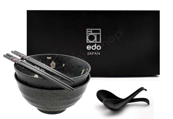 Komplet misek - Udon Kuroi Hana 17/800ml BOX