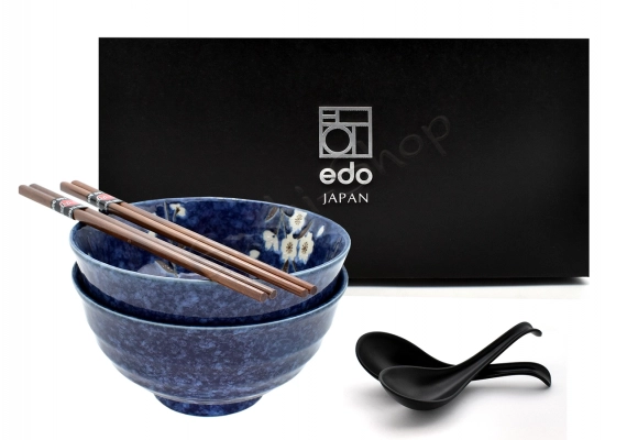 Komplet misek Udon Cobalt Hana 800 ml BOX