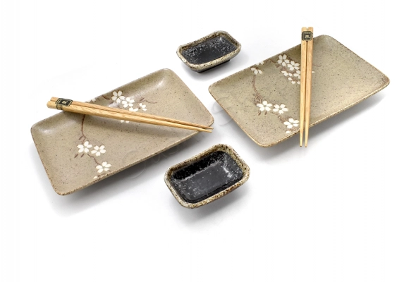 Komplet do sushi - Anemone Taupe BOX