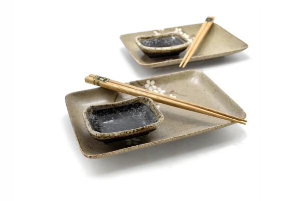 Komplet do sushi - Anemone Taupe BOX