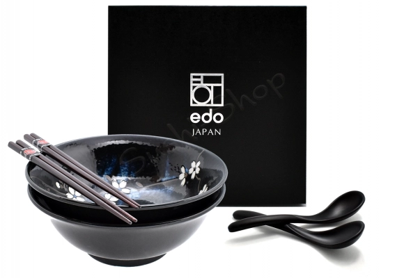 Komplet misek - Ramen Anemone Blue 22 cm 1100ml BOX