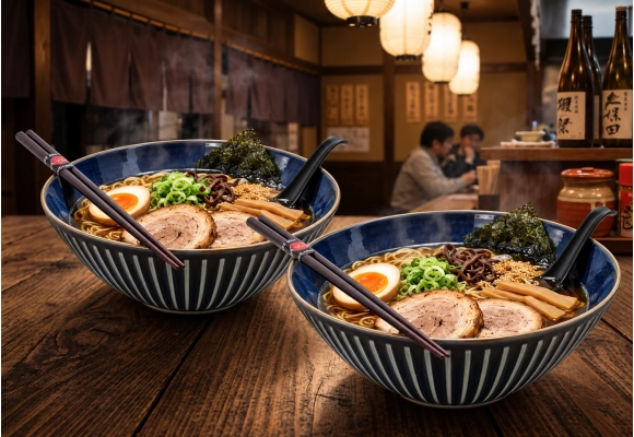 Komplet misek - Ramen Ruri Tokusa 21/1000ml BOX