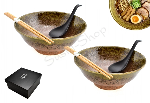 Komplet misek Ramen - Uzu Gin 21 cm 1100 ml
