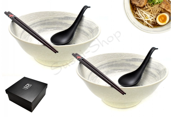 Komplet misek Ramen - Uzu Gin 21 cm 1100 ml