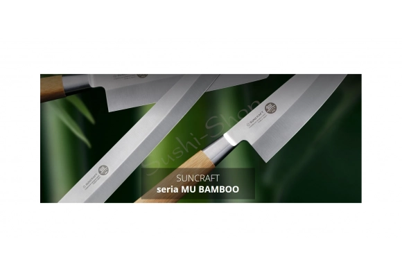 Nóż Senzo MU Bamboo Santoku 167 mm