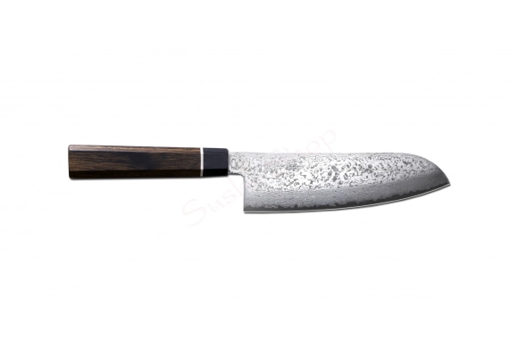 Nóż Senzo Black Santoku 167 mm