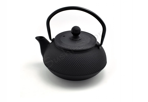 Dzbanek żeliwny, czajniczek do herbaty Arare Black 0.6l