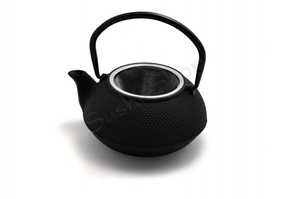 Dzbanek żeliwny, czajniczek do herbaty Arare Black 0.6l