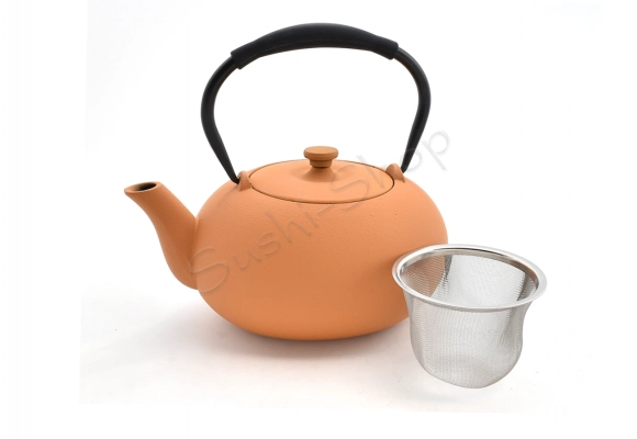 Dzbanek żeliwny do herbaty Sumuzu Yellow 800ml