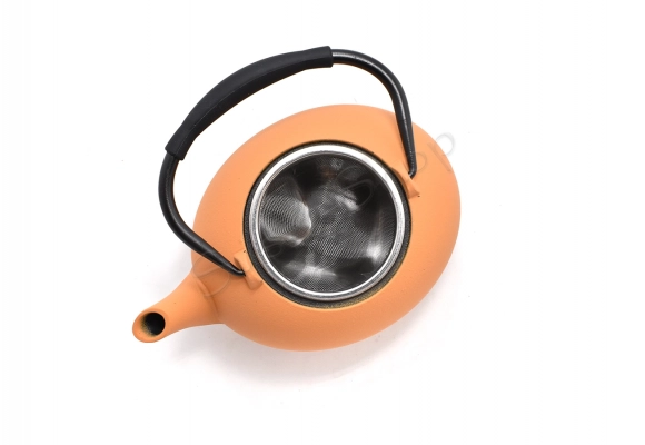 Dzbanek żeliwny do herbaty Sumuzu Yellow 800ml