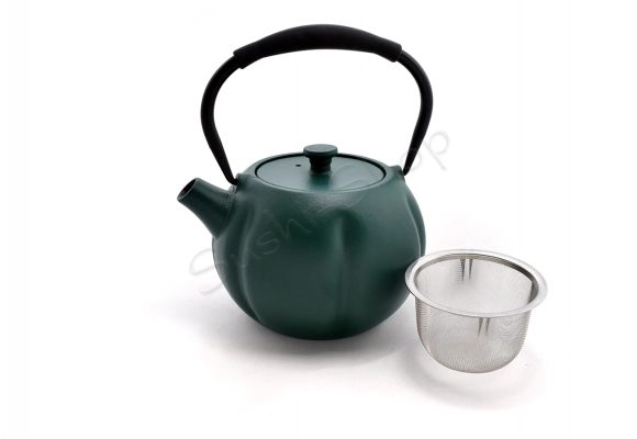 Dzbanek żeliwny do herbaty Kaga Green 600ml
