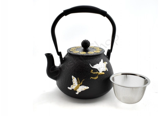 Dzbanek żeliwny do herbaty Kin'iro no hanai 1200 ml