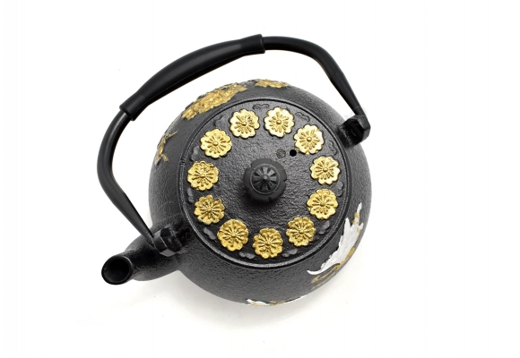 Dzbanek żeliwny do herbaty Kin'iro no hanai 1200 ml