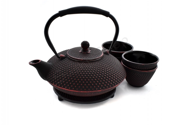 Komplet żeliwny do herbaty Akai ten 1000 ml z czarkami