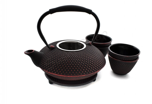 Komplet żeliwny do herbaty Akai ten 1000 ml z czarkami