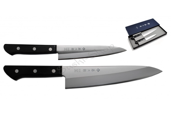 Zestaw Tojiro Basic VG-10 - Nóż Szefa kuchni Gyuto 20 cm + uniwersalny 13.5 cm