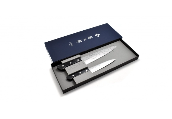 Zestaw Tojiro Basic VG-10 - Nóż Szefa kuchni Gyuto 20 cm + uniwersalny 13.5 cm