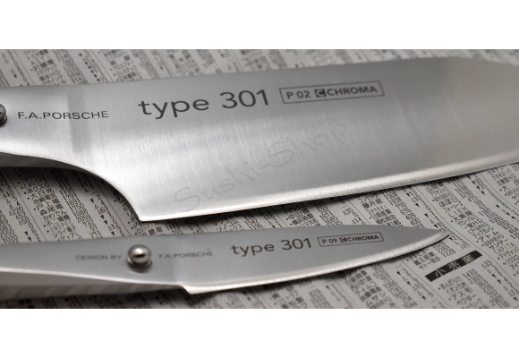 Zestaw noży Chroma typ 301 2 szt. (P-02, P09)