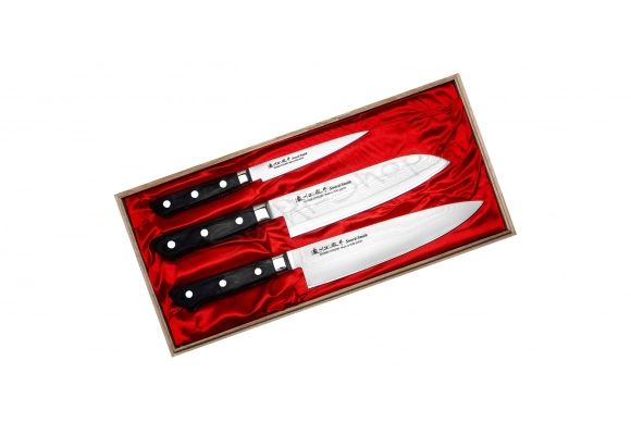 Zestaw noży Satake MFH Daichi w pudełku drewnianym
