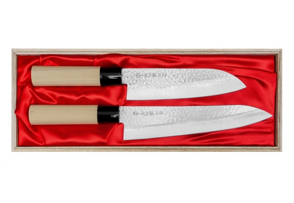 Zestaw noży Satake Magaroku Saku - Gyuto, Santoku